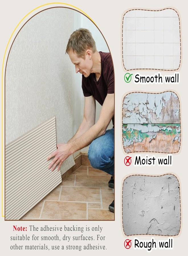 Fiwochic 7.9 x 78.7 Inch Anti Collision Wall Padding for Kids Padded Wall Panels 3D DIY Headboard for Autism Playroom Nursery Bedroom Living Room Corner Guards(1 Roll, Light Gray) - Image 5