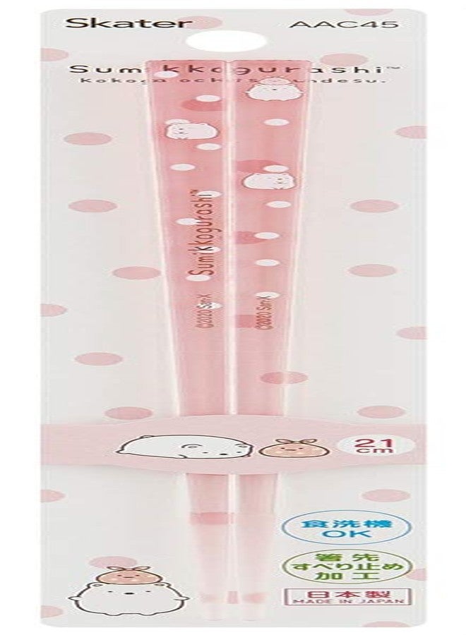 Skater AAC45 Dishwasher Safe Acrylic Chopsticks 8.3 inches (21 cm) Sumikko Gurashi Shirokuma A - Image 1