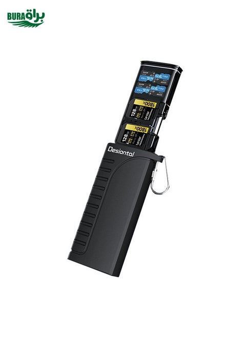 Desiontal DK10 Portable High-Speed Computer Phone Read / Write 2 In 1 Card Reader Large Capacity Flash Card Case(Black)