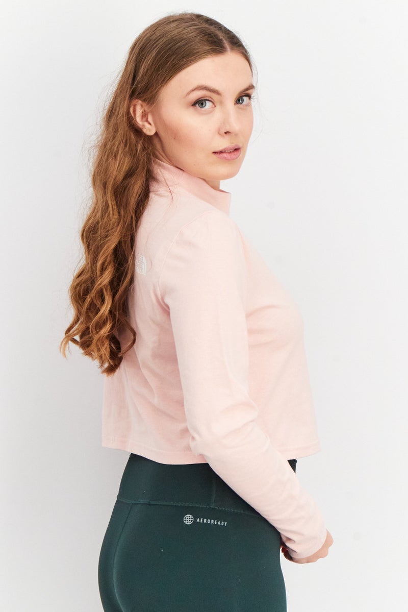 THE NORTH FACE Women Sportswear Fit Brand Logo Training Top, Pink  - Image 3