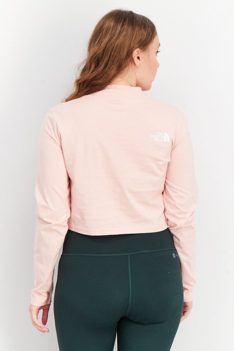 THE NORTH FACE Women Sportswear Fit Brand Logo Training Top, Pink  - Image 4