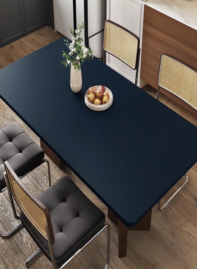 WESTICK Blue Wallpaper Peel and Stick Modern Bedroom Navy Peel and Stick Wallpaper for Bathroom Living Room Accent Walls Dark Blue Contact Paper for Cabinets and Drawers Kitchen Countertop 15.75"x78" - Image 5