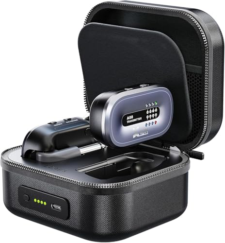 Xvive AC58 Wireless Guitar System 58GHz A58 Guitar Wireless System with Charging Case for Active or Passive Pickup ElectricAcoustic Bass Guitar - Image 1
