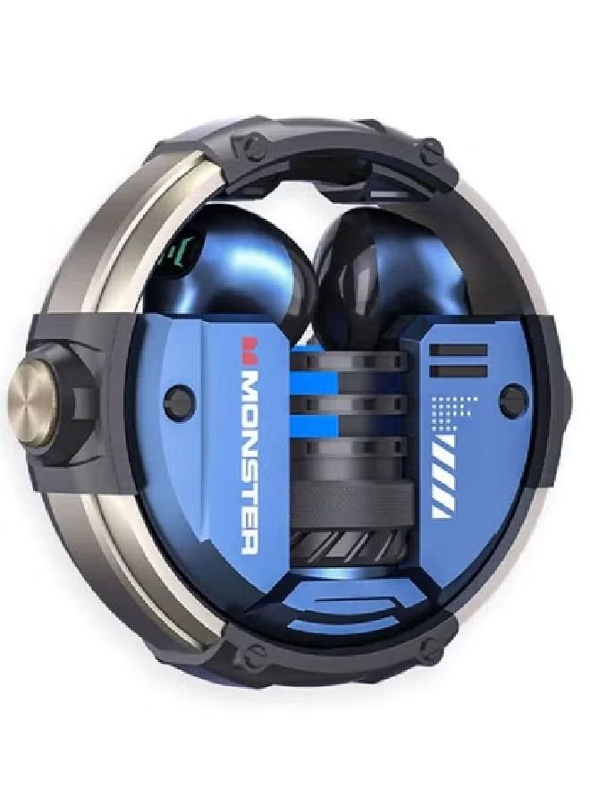 Monster Bluetooth Earphones XKT10 Navy Blue - Image 1