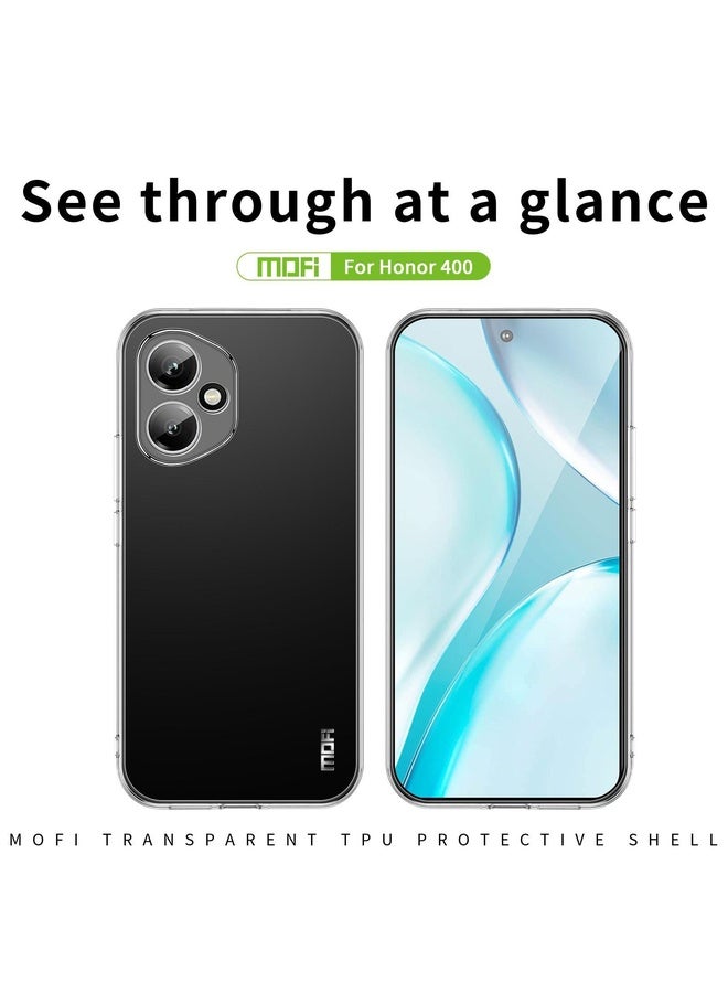 HuHa Case Cover For Honor 400 Global MOFI Ming Series Ultra-thin TPU Phone Case(Transparent) - Image 3