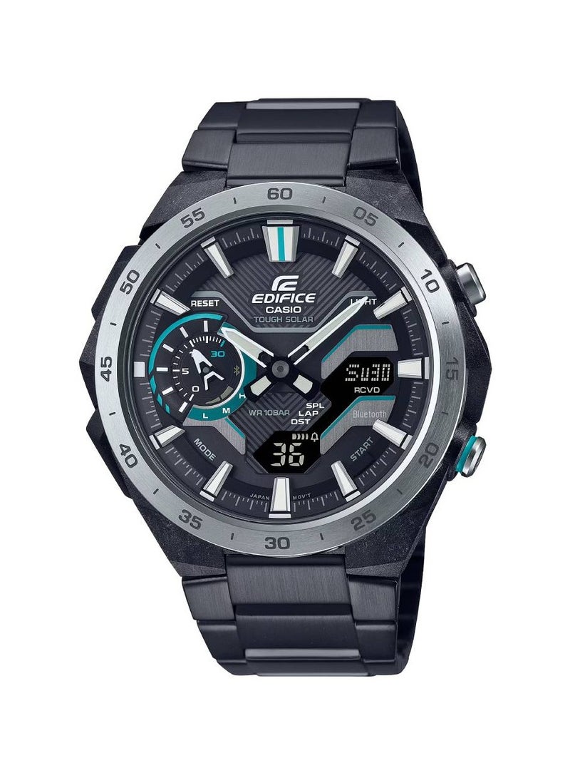 CASIO ساعة اديفيس للرجال انالوج-رقمية ستانلس ستيل ECB-2200DD-1ADF - Image 1