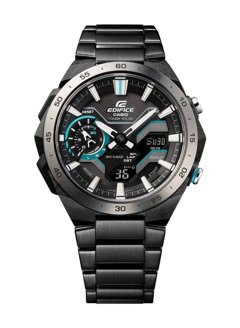 CASIO ساعة اديفيس للرجال انالوج-رقمية ستانلس ستيل ECB-2200DD-1ADF - Image 2