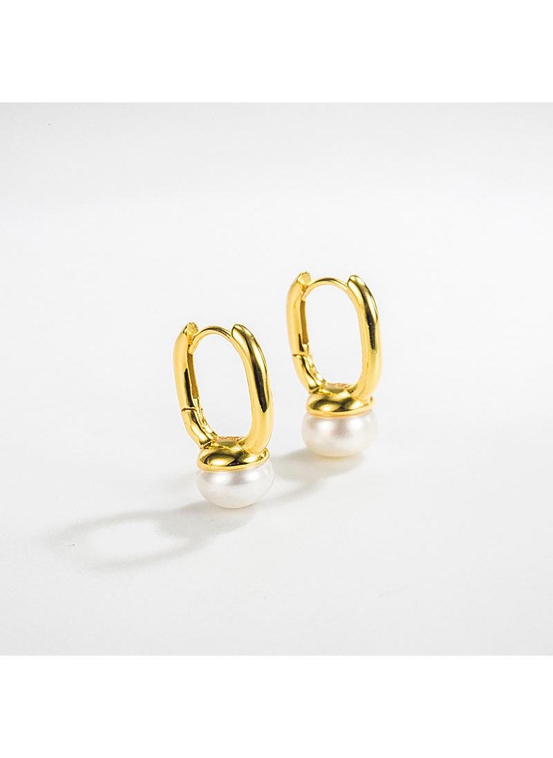 Y&D - 18K Gold Pearl Earrings for Women - Image 1