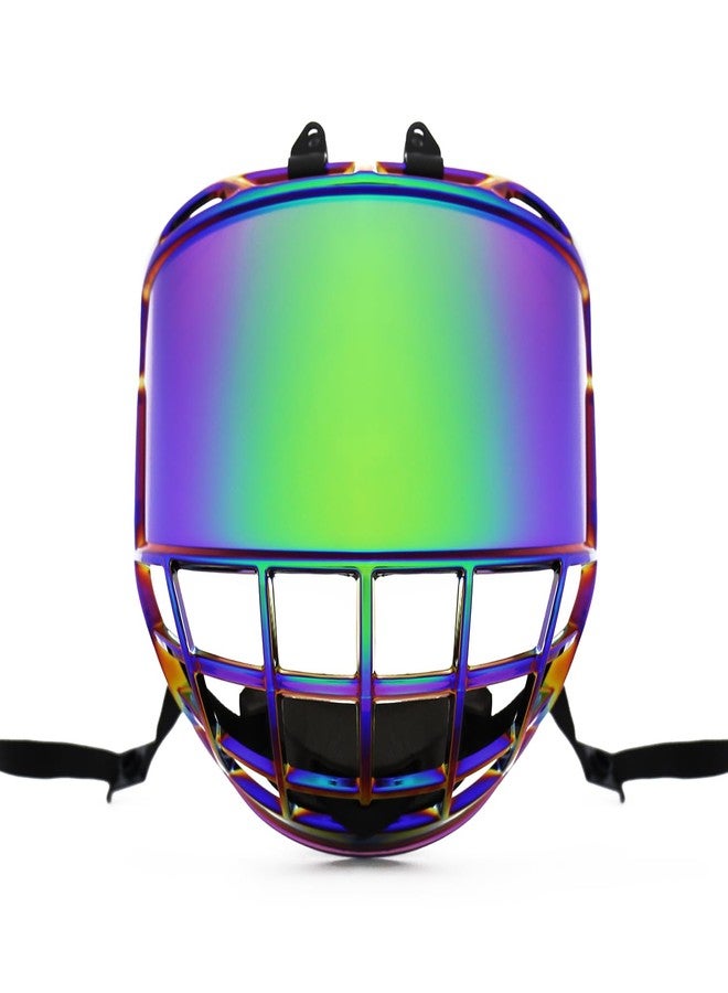 Gy Hockey Full Face Shield Visor Senior Hockey Face Shield Ice Hockey Helmet Visor Adult & Youth, Anti-Scratch/Anti-Fog/Ce Certified (Revo Green) - Image 1