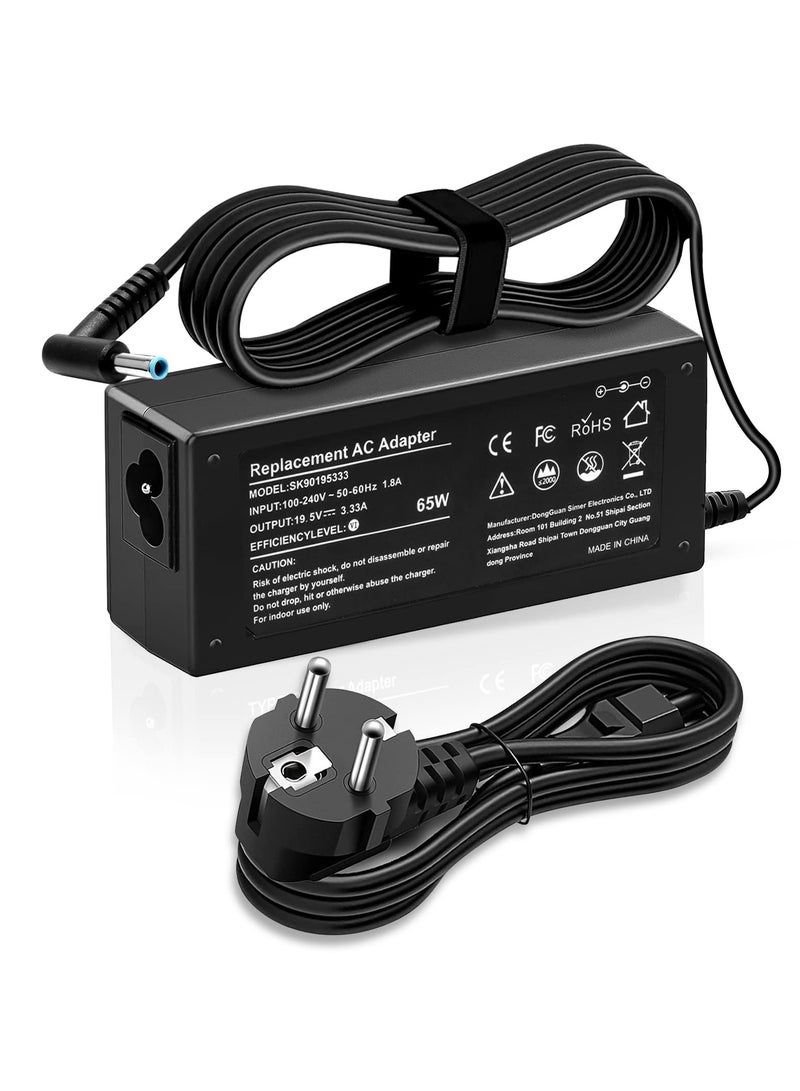 Givehooy 65W Laptop Charger for HP Chromebook X360 11 14 15 G4 G5 G3 HP Pavilion 14 15 17 Series PA-1650-32HE 709985-001 741727-001 HP Flow 11 13 14 Series Pavilion X3 60M3 11 13 15