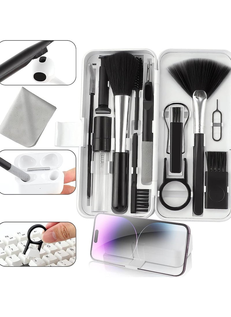 Kimaya Keyboard Cleaning Set, 19 in 1 Keyboard Cleaning Brush Kit, Multi Cleaner Cleaning Brush Cleaner Pen for Tech Technology Gadget Airpods Earbuds Laptop Mobile Phone Screen Smartphone Earphone  - Image 1