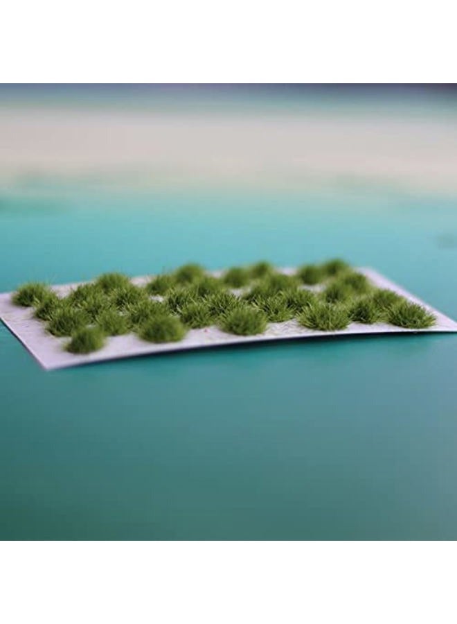 Warmtree 35 Pcs Static Grass Tuft Model Grass Tufts Railway Artificial Grass and 28 Pcs Bushy Tuft Pink Flower Cluster Vegetation Groups for DIY Architecture Building Model Train Landscape Railroad Scenery - Image 3