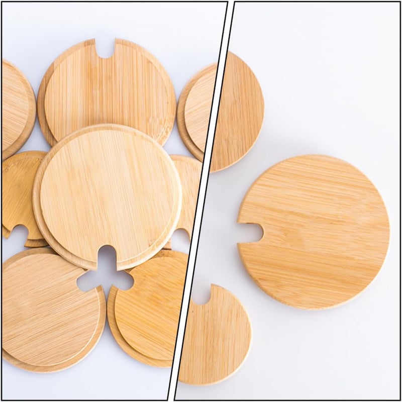8pcs Mason Jar Lids with Airtight Seal for Glass Bottles, 72mm Inner Diameter Covers, Reusable Jar Lids for Drinking, Storage, and Canning - Image 3
