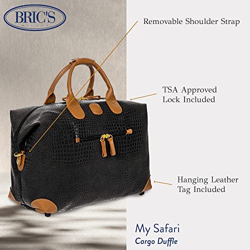 Bric's My Safari 18" Cargo DUFFLE BAG - 001 BLACK - Image 3