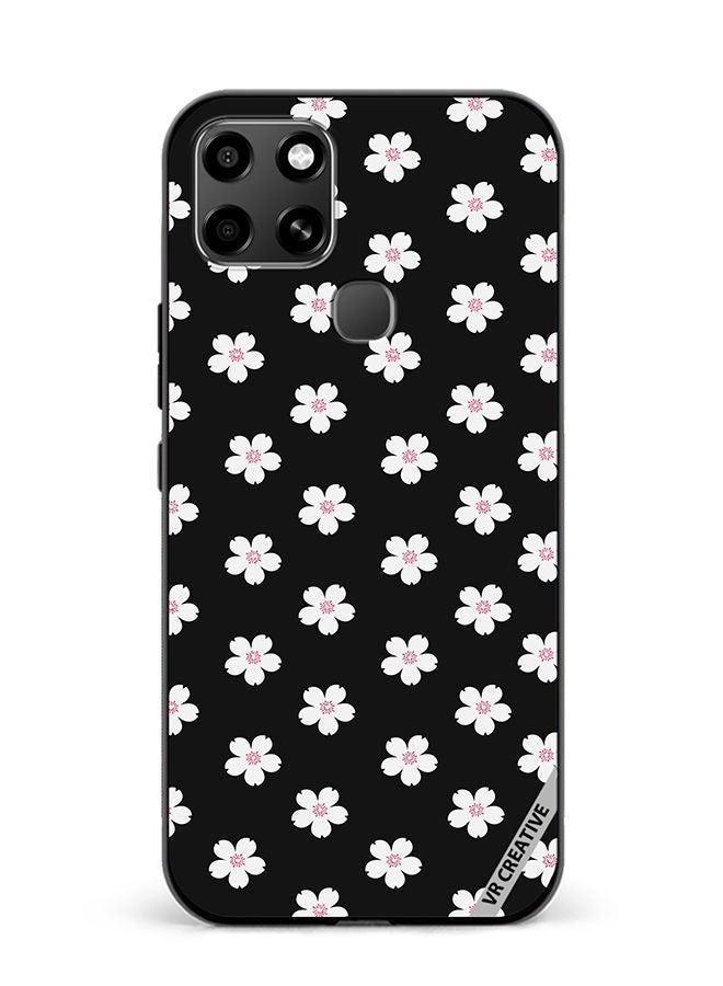 VR CREATIVE Protective Case Cover For Infinix Smart 6 Flower Design Multicolour - Image 1