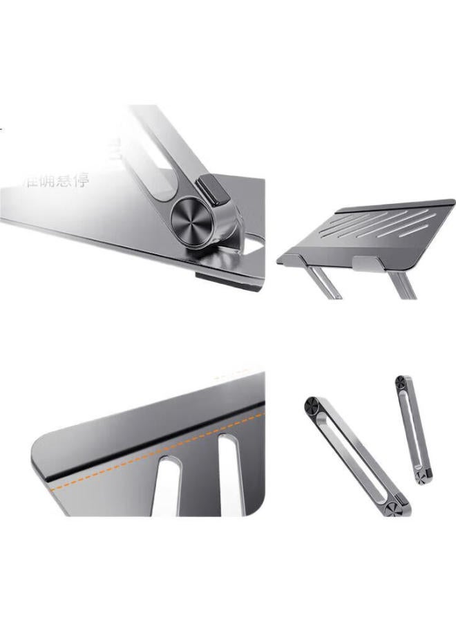 Luckpro Laptop Stand, Computer Stand, Cooling Pad, Infinitely Adjustable Height, Suspended Vertical Riser, Non-Slip Rubber Base, Foldable Stand For Apple, Lenovo Legion - Image 3