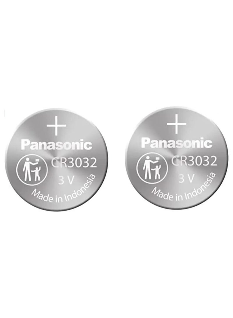Panasonic 2-Pieces Panasonic CR3032 Lithium 3V Indonesia Batteries