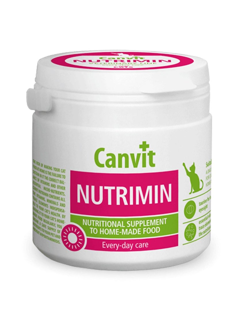 Canvit Nutrimin Nutritional Supplement for Cats With Multivitamins and Minerals 150g