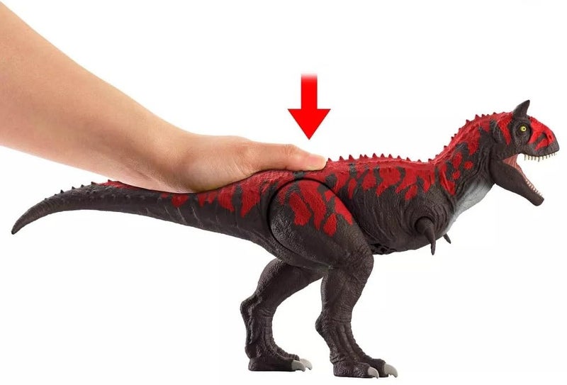 MAGNETOE Jurassic Legacy Collection Reimagined Roarin' Real Feel Carnotaurus, Limited Edition - Image 4