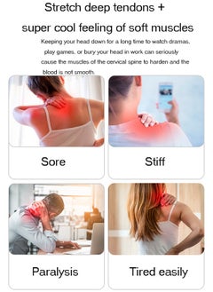 KONKA Smart Neck Massager with Heat, Cordless Massage for Neck, Electric Pulse Massager for Pain Relief with 8 heads 9 Levels, Lightweight for Office, Home, Travel  - Image 3