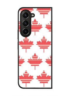 Stylizedd Rugged Black edge case for Samsung Galaxy Z Fold5, Slim fit Soft Case Flexible Rubber Edges Anti Drop TPU Gel Thin Cover -  Maple Mitten  - Image 1