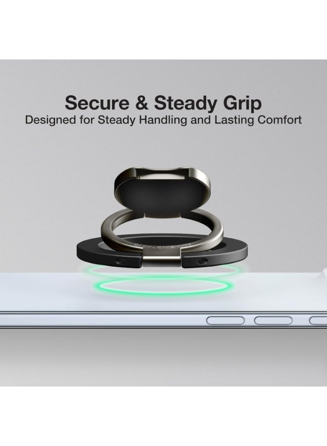 AMAZINGthing Titan Pro Magflex Magnetic Grip 2 with Adjustable Stand Compatible with MagSafe for iPhone 17 Pro Max, Air, 17 / 16, 15, 14, 13 and 12 Series - Black - Image 4