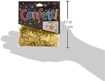 Beistle Gold Stars Confetti - Image 3
