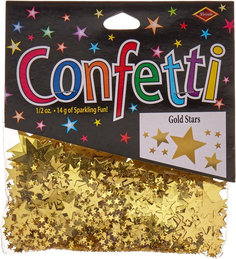 Beistle Gold Stars Confetti - Image 1