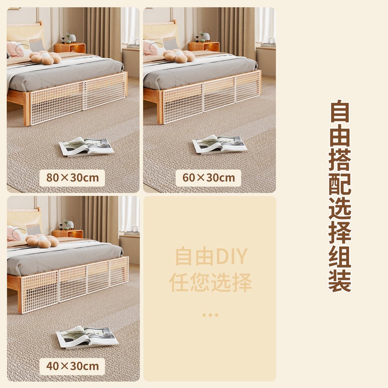 MUGG Iron Wire Mesh Under-Bed Pet Barrier, Bed/Sofa Gap Blocker, Dust-Proof Edge Strip - Image 3