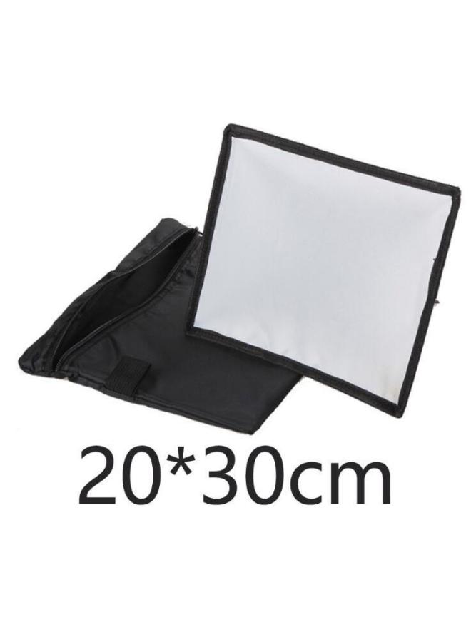 Generic SLR Camera Universal Outer Flash Cover Fill Light Portable Mini Soft Light Box Top Flash Light Cover-Body Color:20*30  - Image 1