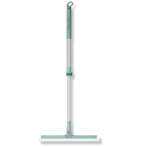 NESTWARE Magic Broom Sweeper with Extendable Handle | Silicone Floor Wiper for Wet and Dry Cleaning | Floor Squeegee Broom for Home, Bathroom, Tiles & Glass Cleaning - Image 1