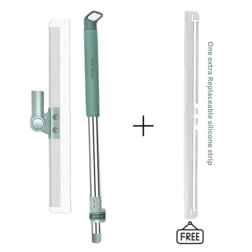 NESTWARE Magic Broom Sweeper with Extendable Handle | Silicone Floor Wiper for Wet and Dry Cleaning | Floor Squeegee Broom for Home, Bathroom, Tiles & Glass Cleaning - Image 2