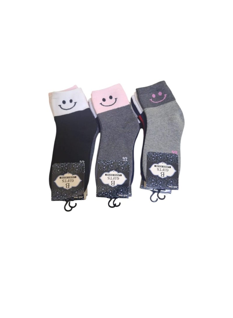 Soft and warm wool socks, 12 pieces, multi-colored  - Image 3