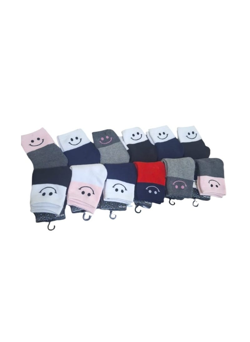 Soft and warm wool socks, 12 pieces, multi-colored  - Image 5