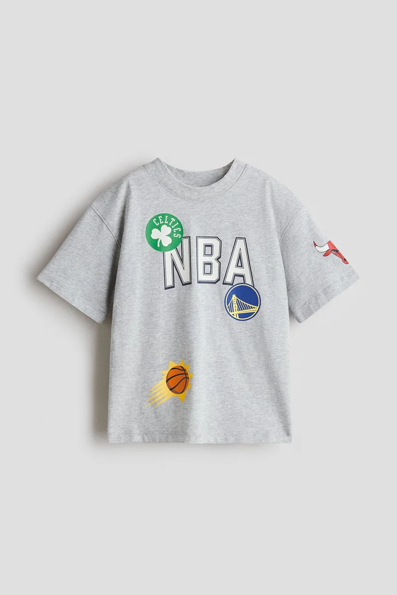 H&M Printed oversized T-shirt