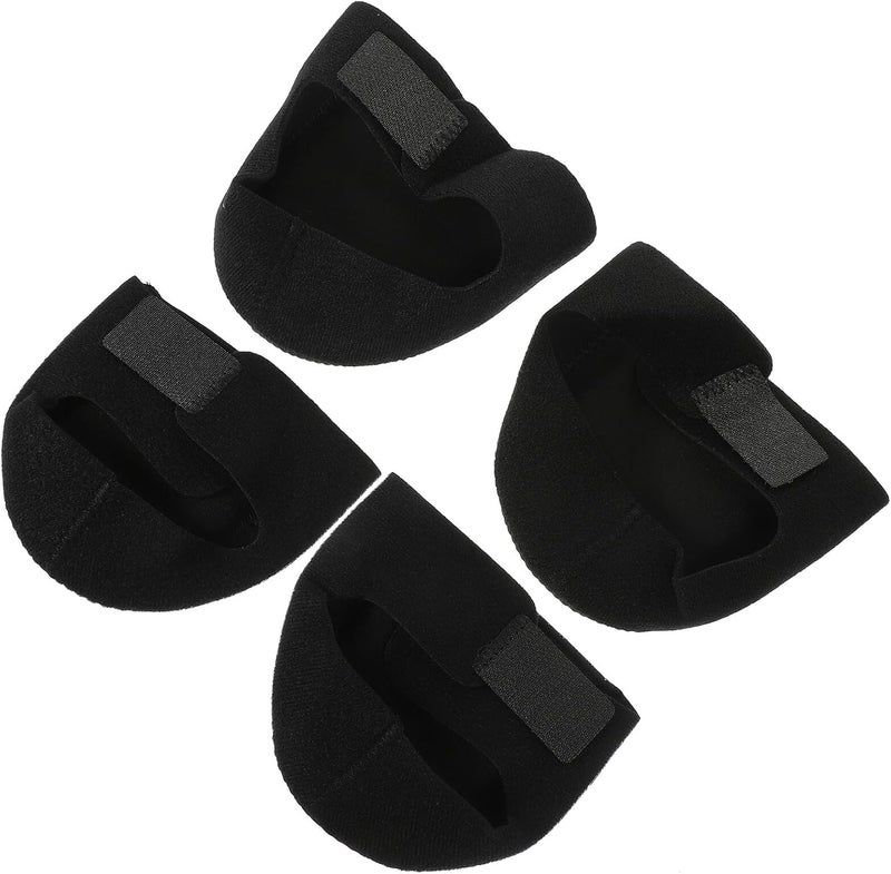 IMIKEYA Adjustable Breathable Heel Cups with Hook and Loop Strap 2 Pairs Heel Protectors for Pressure Sores for Foot Relief and Blister Prevention - Image 1