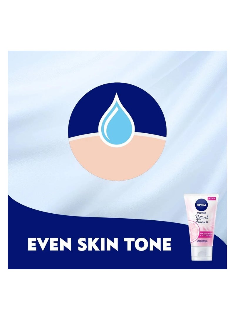 نيفيا غسول الوجه ناتشرال جلو مع فيتامين سي - 100 مل - Image 4