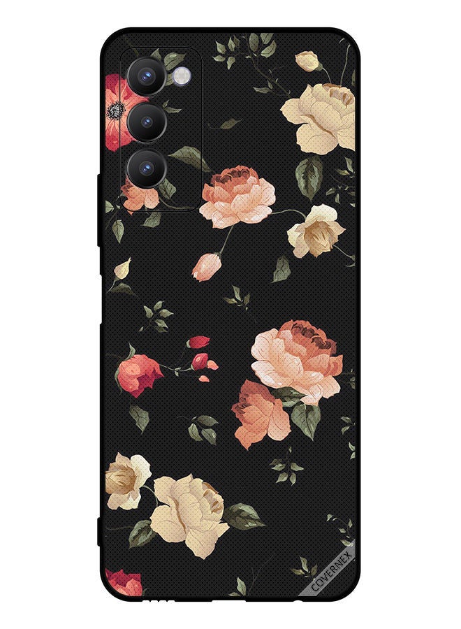 Covernex Protective Case Cover For Tecno Camon 18 P Colorful Lotus - Image 1