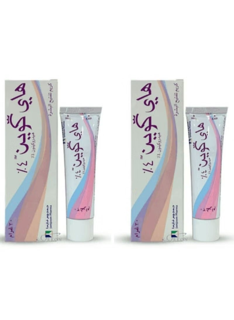 هاي كوين كريم هاي كوين لتفتيح البشرة 4% 30 جم، قطعتين - Image 1