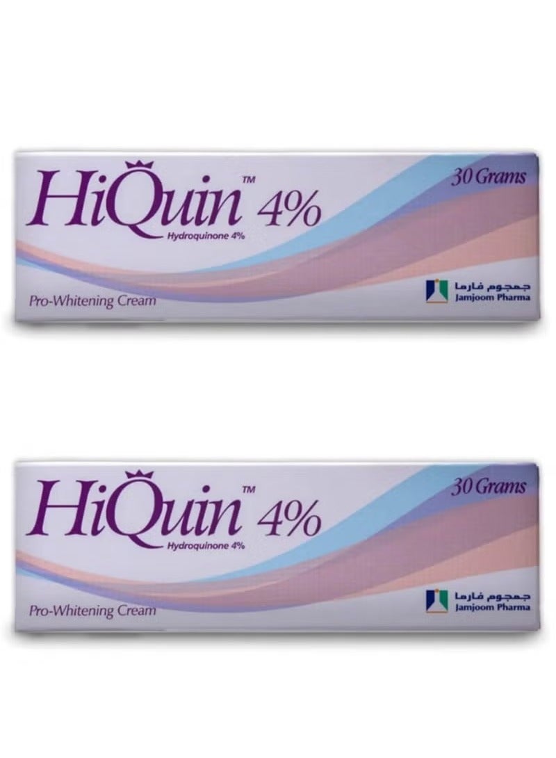 هاي كوين كريم هاي كوين لتفتيح البشرة 4% 30 جم، قطعتين - Image 2