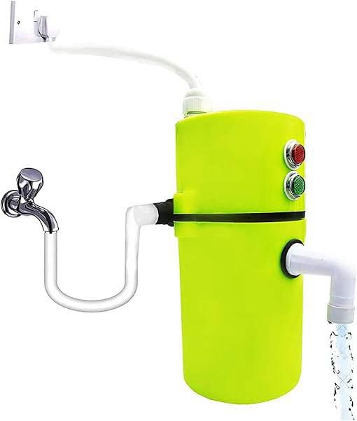 Drumstone Drumstone Mini Instant Electric Water Geyser UNLIMITED WATER RUN Portable EnergyEfficient Electric Saving Multicolor  - Image 1
