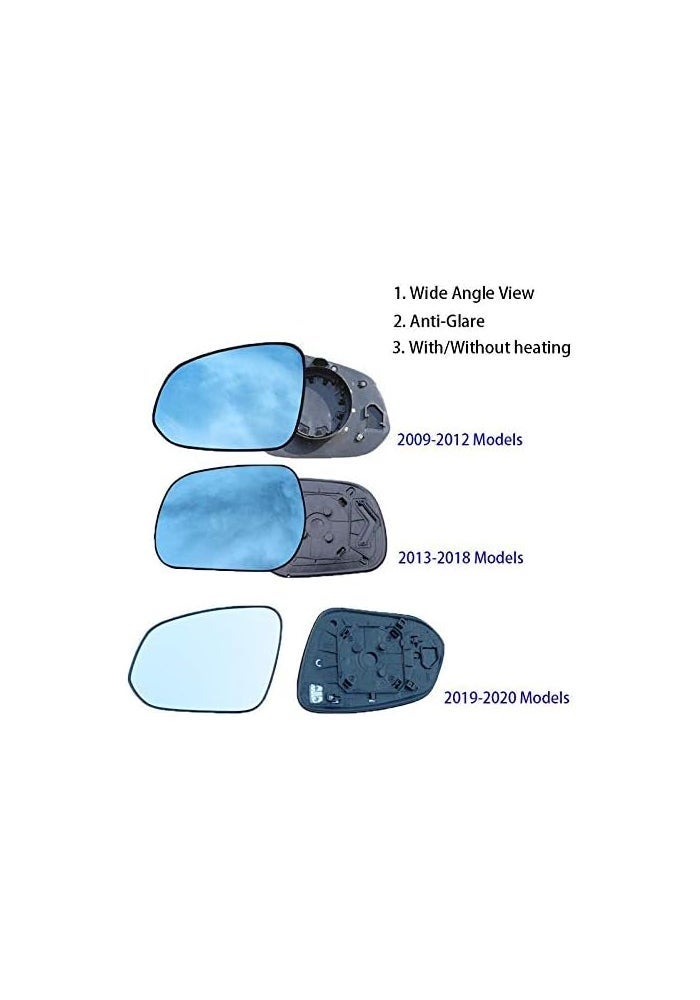 Wivplex Side Rearview Mirror Glass for RAV4 2009-2020 - Image 2