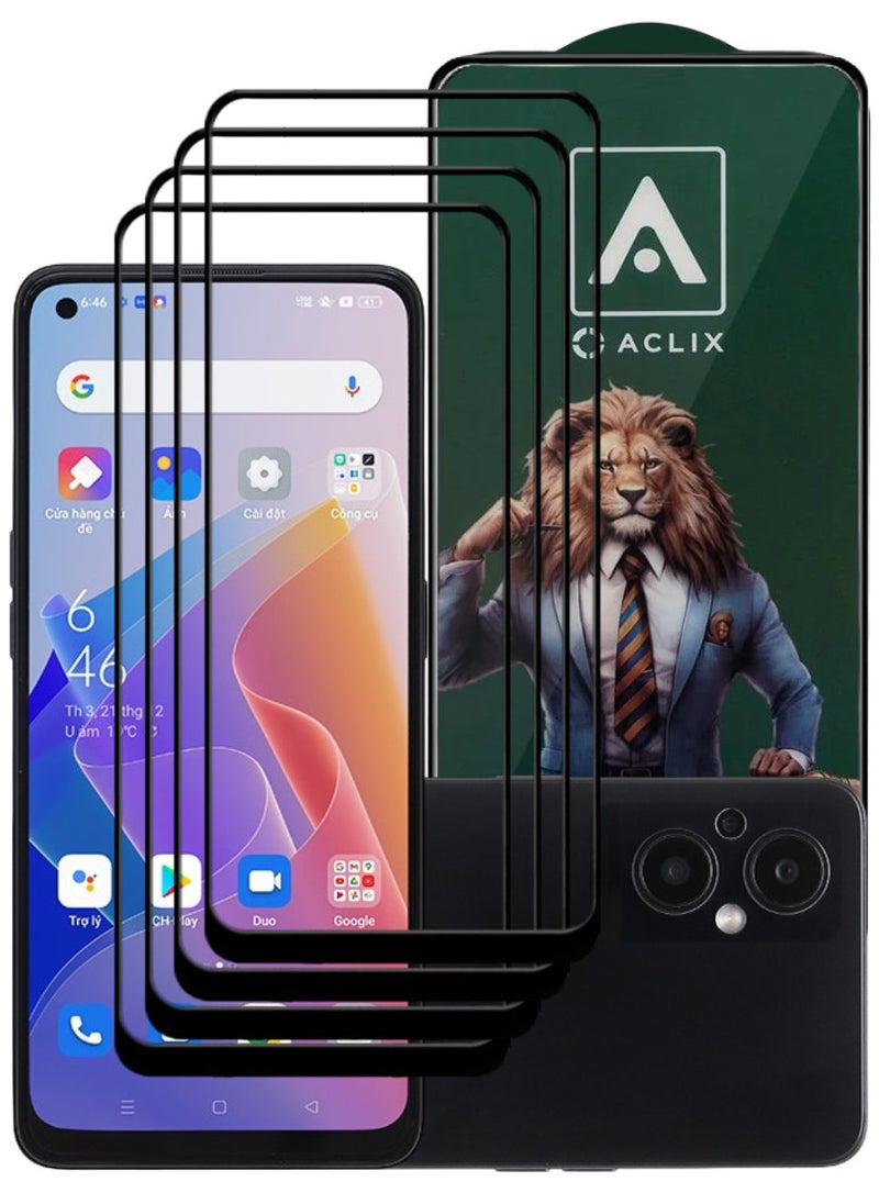 أكاليكس 4 قطع، حماية شاشة،  لهاتف اوبو   رينو 7 5G  Z ، جودة ممتازة. - Image 1