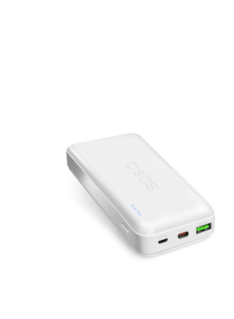 اس بي اس SBS 20,000 mAh multi-port power bank with 20W Power Delivery technology,designed in Italy - Image 2