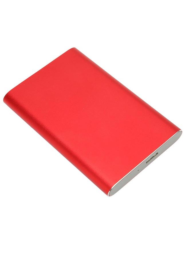 Thoraya Portable metal mobile external hard drive high-speed read and write USB3.0 ultra-thin external mobile hard drive suitable for external computer TV PS4 game red 750GB  - Image 3