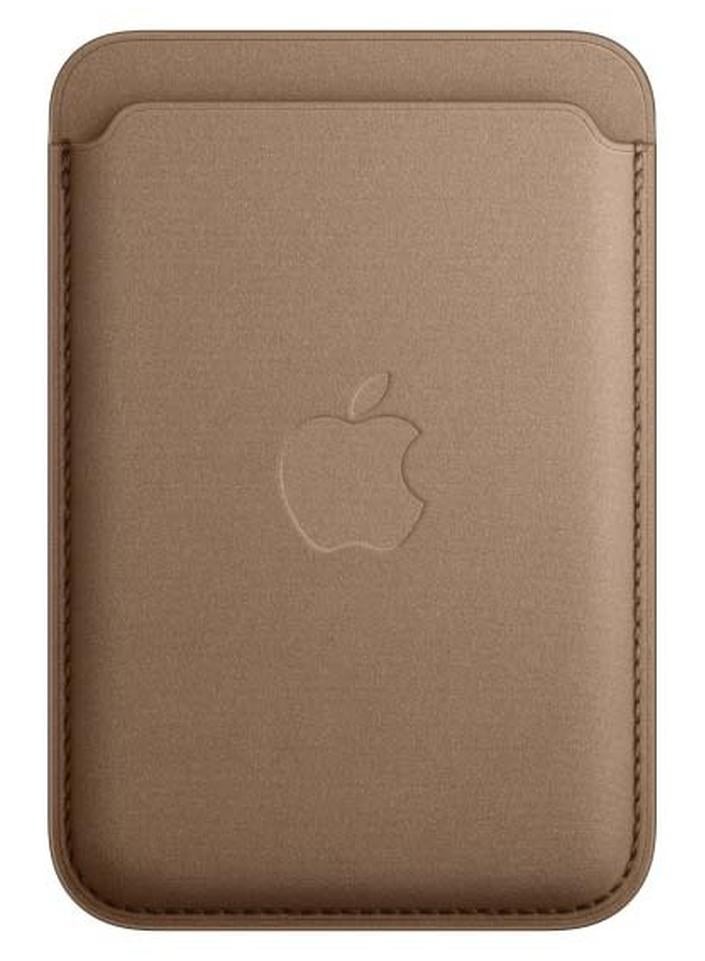 Techie Apple iPhone FineWoven Wallet with MagSafe - Taupe Brown - Image 1