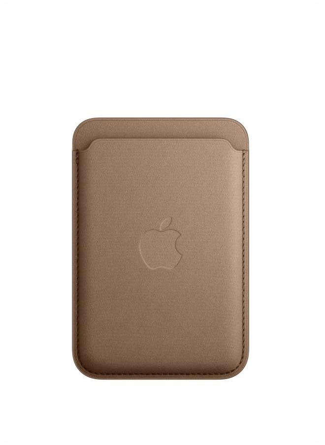 Techie Apple iPhone FineWoven Wallet with MagSafe - Taupe Brown  - Image 1
