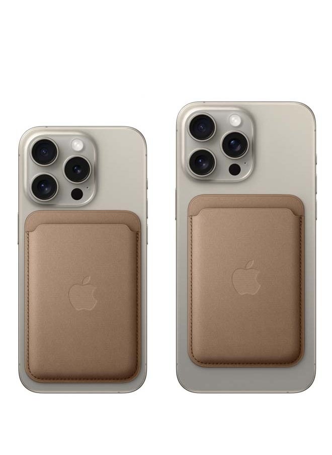 Techie Apple iPhone FineWoven Wallet with MagSafe - Taupe Brown  - Image 4