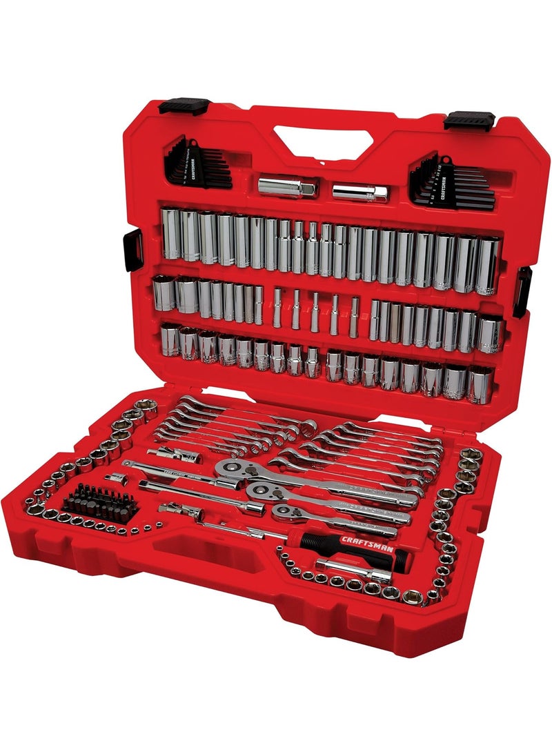 CRAFTSMAN CRAFTSMAN Mechanics Tool Set 14 and 38 Inch Drive 189 Piece CMMT12134  - Image 1