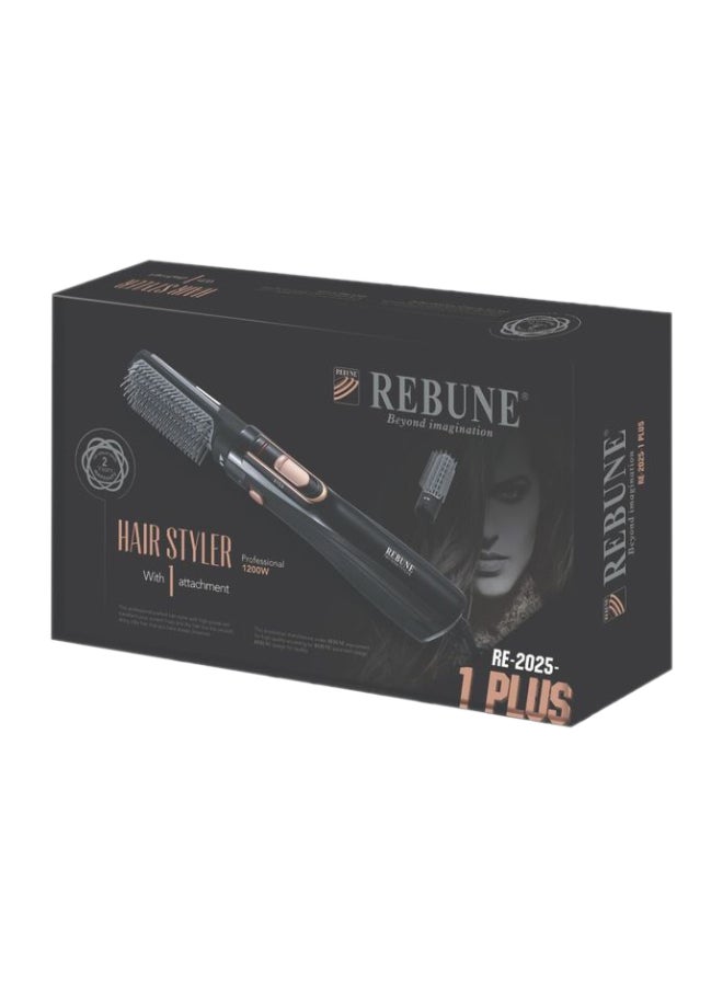 REBUNE 1 Piece Blow Dry Plus Ribbon Black - Image 2